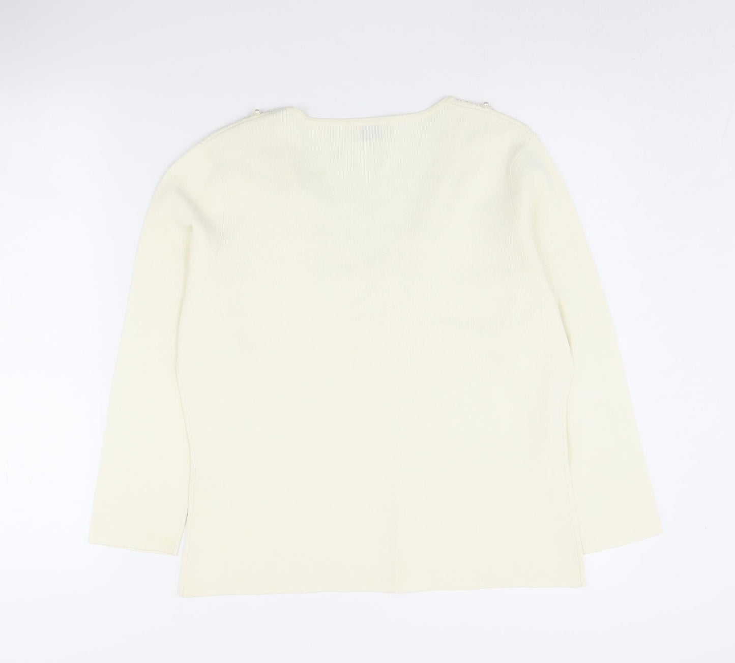 Womens UK Size L Viyella Ivory Pullover Jumper