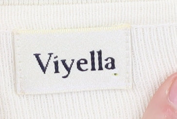 Womens UK Size L Viyella Ivory Pullover Jumper