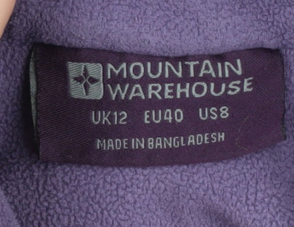 Womens UK Size 12 Mountain Warehouse Purple Pullover Sweatshirt