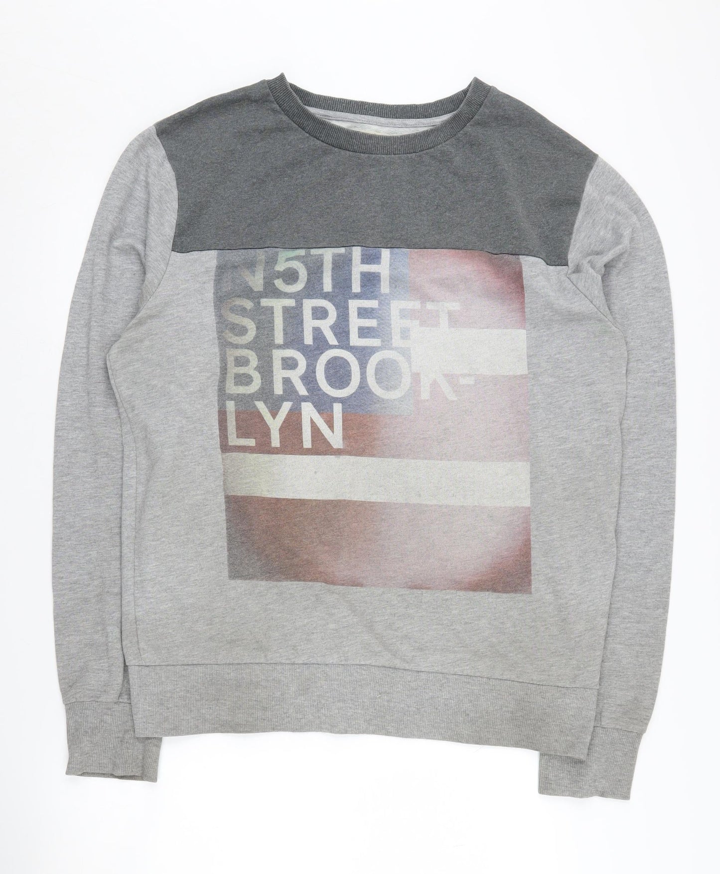 Mens UK Size XL JACK & JONES Grey Pullover Sweatshirt
