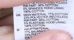 Adidas Women's Beige Full Zip Hoodie, Size 8