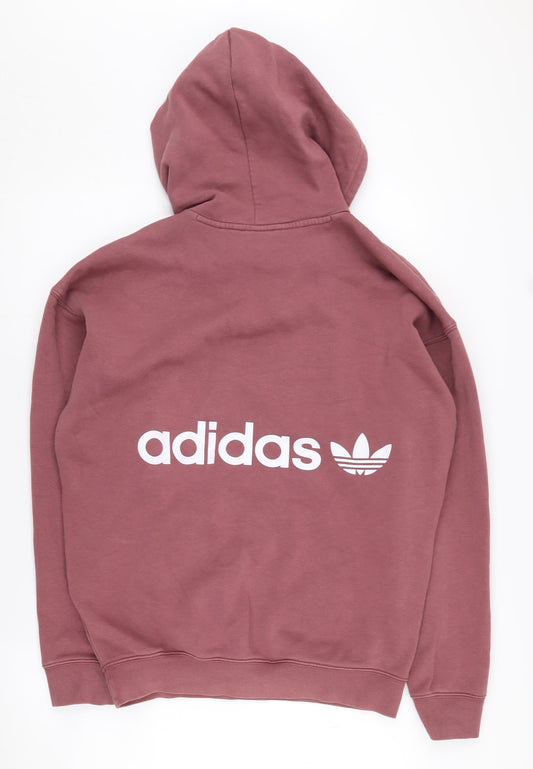Adidas Women's Pink Pullover Hoodie Size 10