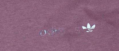 Adidas Women's Pink Pullover Hoodie Size 10