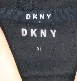 DKNY Women's Black XL Pullover Hoodie
