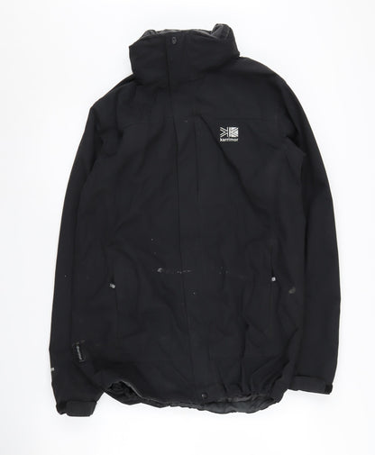 Mens UK Size XS Karrimor Black Rain Coat
