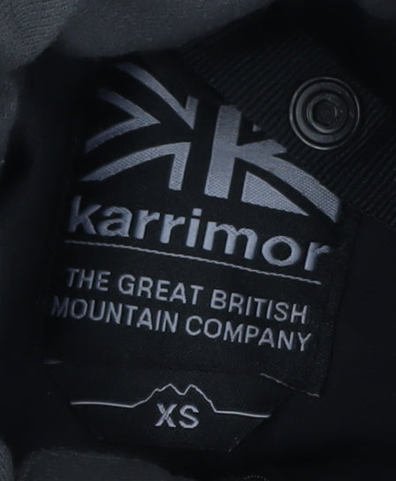 Mens UK Size XS Karrimor Black Rain Coat
