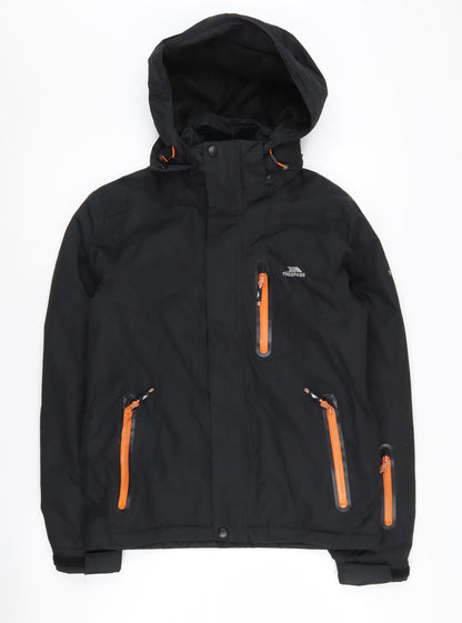 Mens UK Size 2XS Trespass Black Anorak Coat