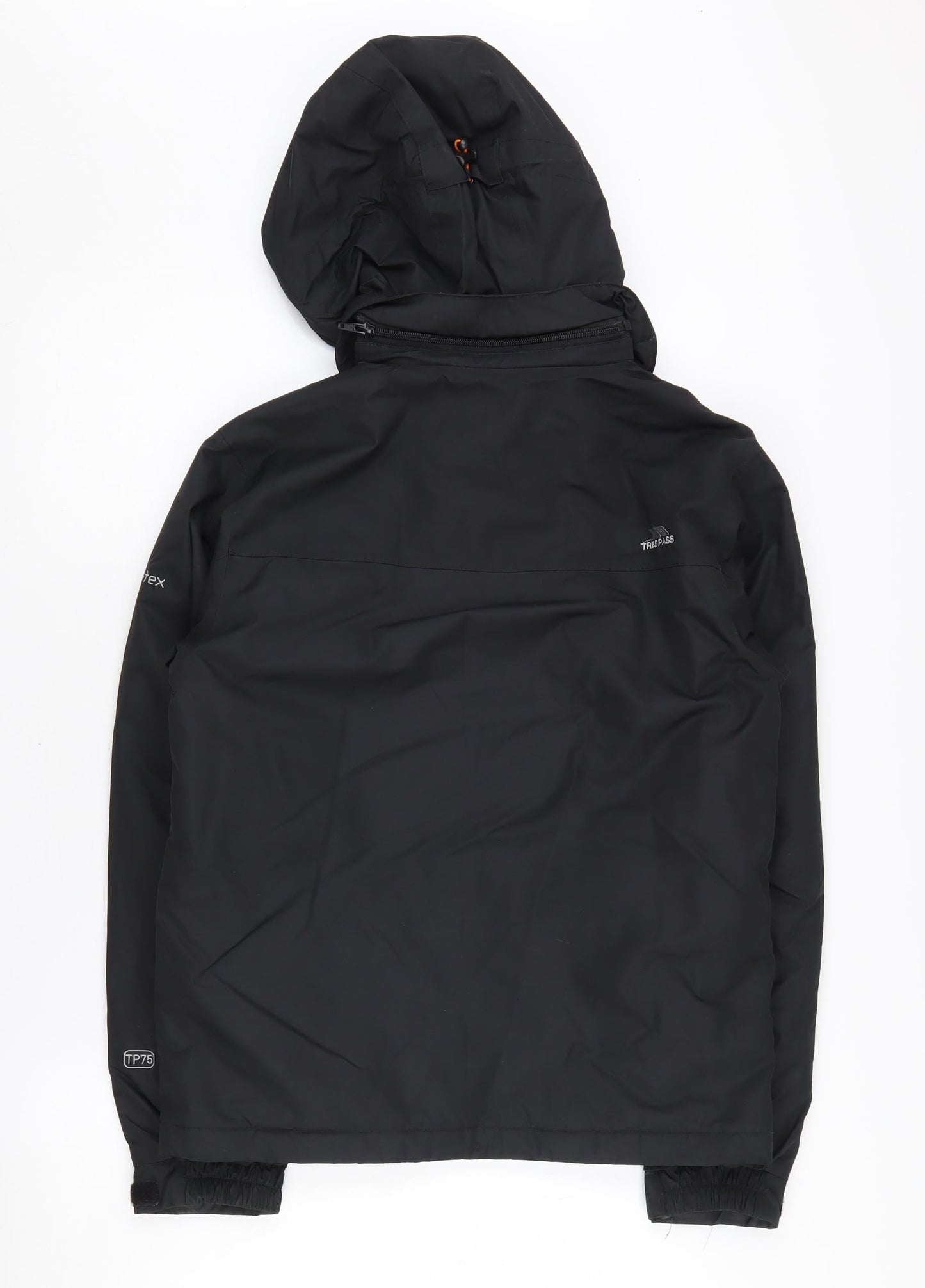 Mens UK Size 2XS Trespass Black Anorak Coat