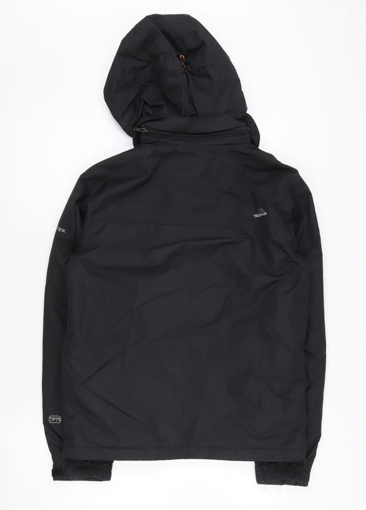 Mens UK Size 2XS Trespass Black Anorak Coat