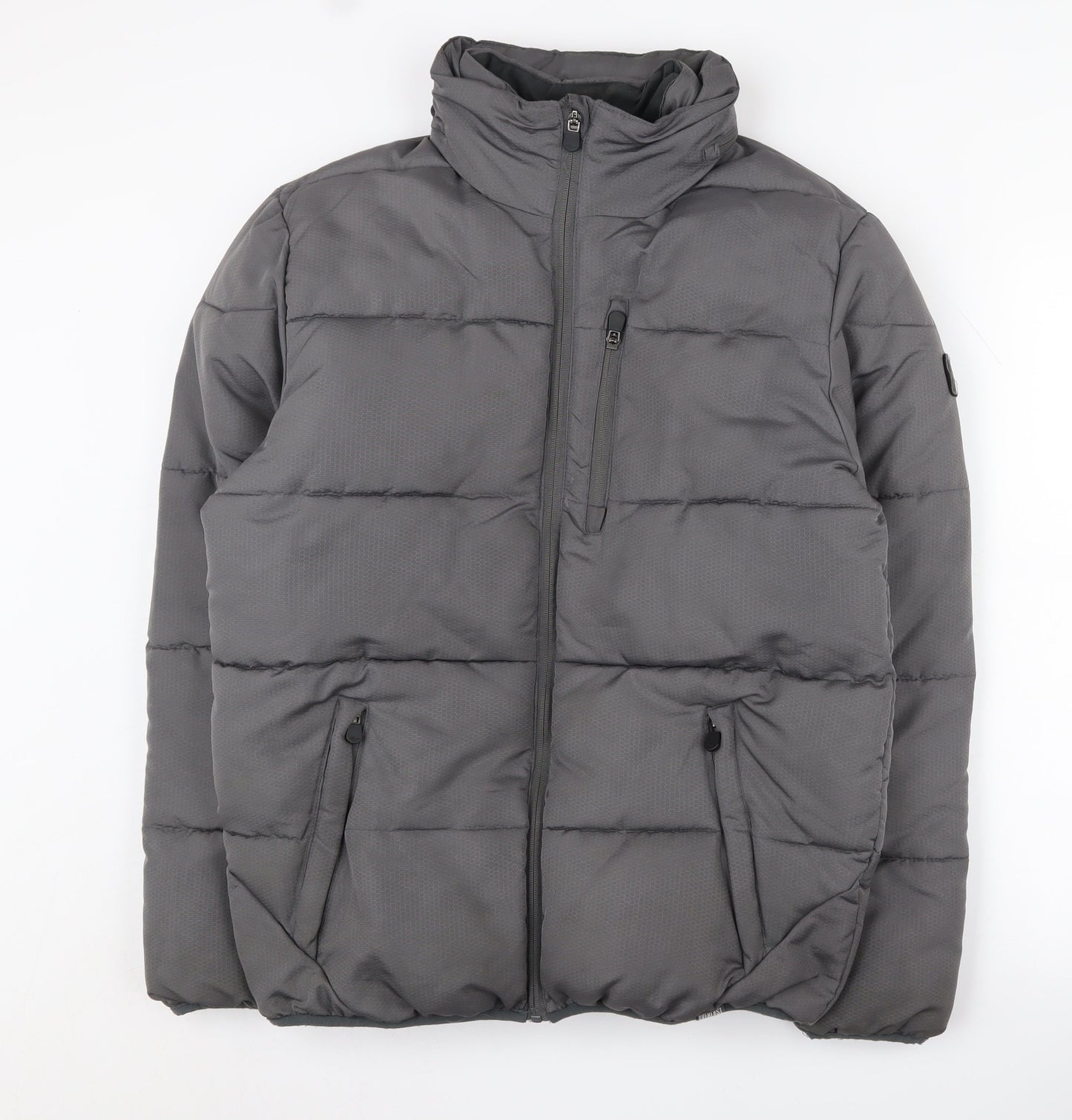Mens UK Size S Everlast Grey Puffer Jacket