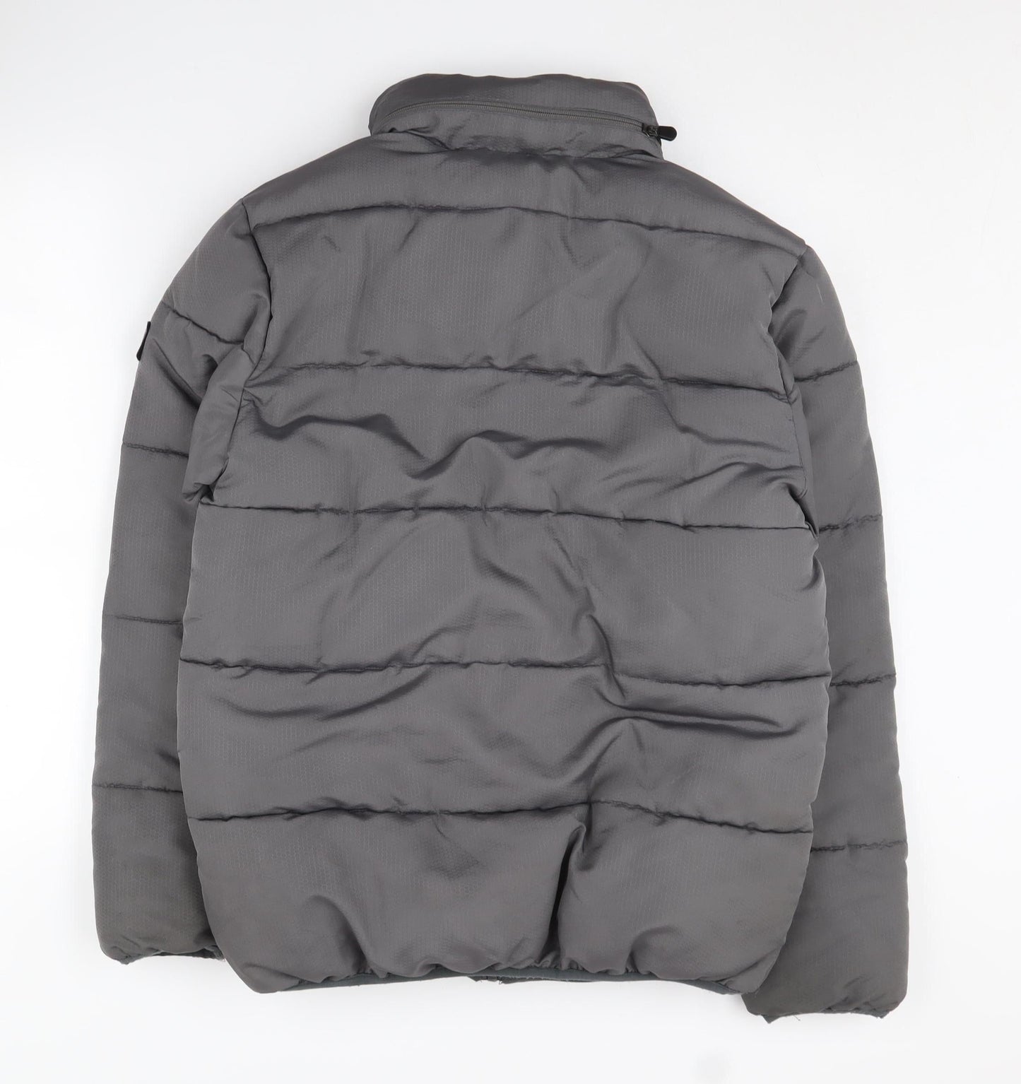 Mens UK Size S Everlast Grey Puffer Jacket