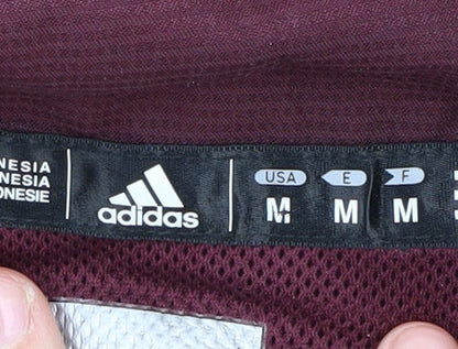 Adidas Men's Red Jacket M, Sports Style