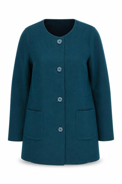 Womens UK Size 10 Eastex Blue Basic Jacket