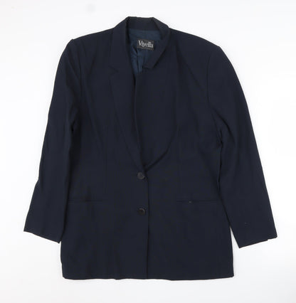 Viyella Women's Blue Blazer, UK 14, Business Style