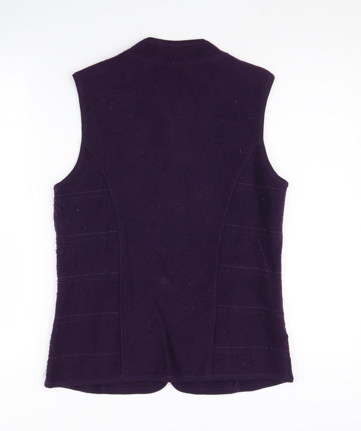 Viyella Women's Purple Wool Waistcoat S