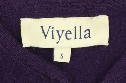 Viyella Women's Purple Wool Waistcoat S