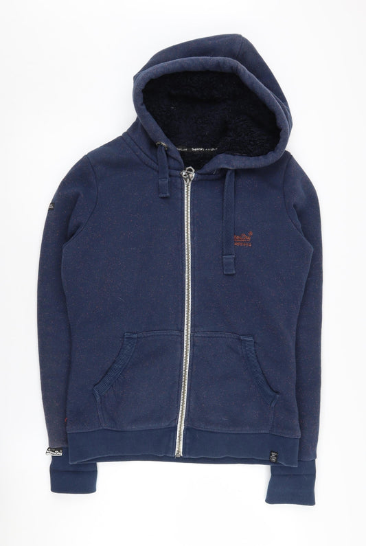 Superdry Women's Blue Medium Full-Zip Hoodie