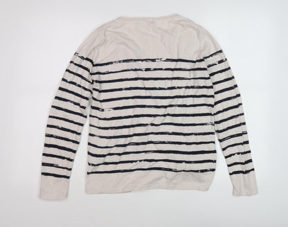 Brax Women's Multicoloured Embroidered Long Sleeve Top