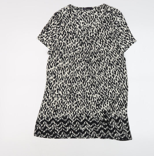 Womens UK Size 12 Marks and Spencer Black Basic T-Shirt