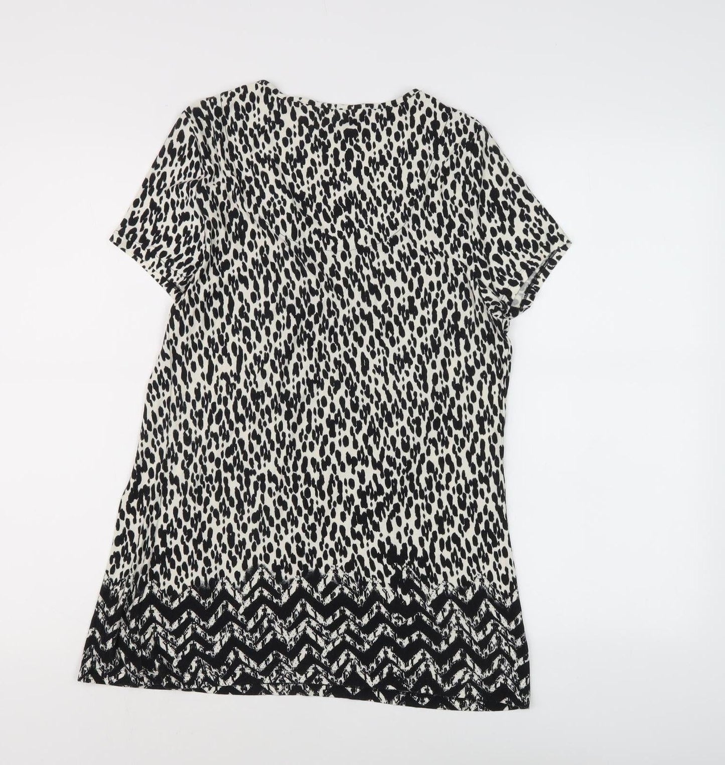 Womens UK Size 12 Marks and Spencer Black Basic T-Shirt