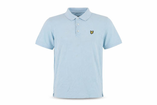 Front view of Lyle & Scott Teens Blue Polo Shirt, size 14