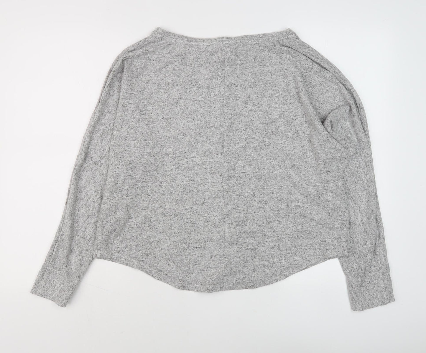 AUVETTE Women's Grey Long Sleeve Knit Top Size 16