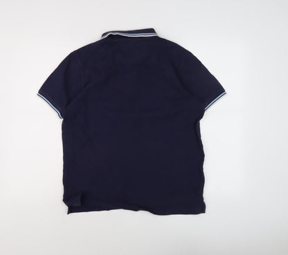 Pierre Cardin Men's Blue Polo M Regular Fit