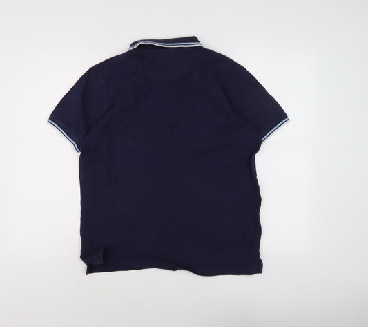 Pierre Cardin Men's Blue Polo M Regular Fit