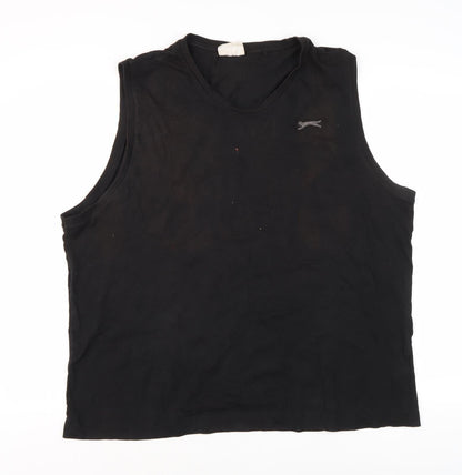 Slazenger Black 2XL Men's Sleeveless T-Shirt