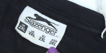 Slazenger Black 2XL Men's Sleeveless T-Shirt