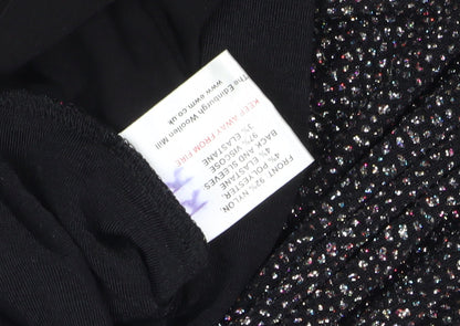 Isle Collection Women's Black Long Sleeve Top S