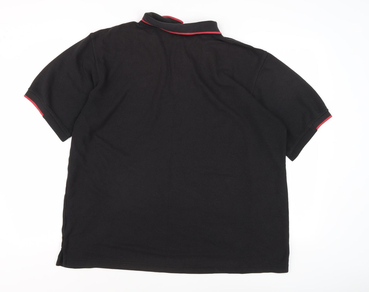 Umbro Men's XL Black Polo Shirt, Cotton Blend Casual Wear