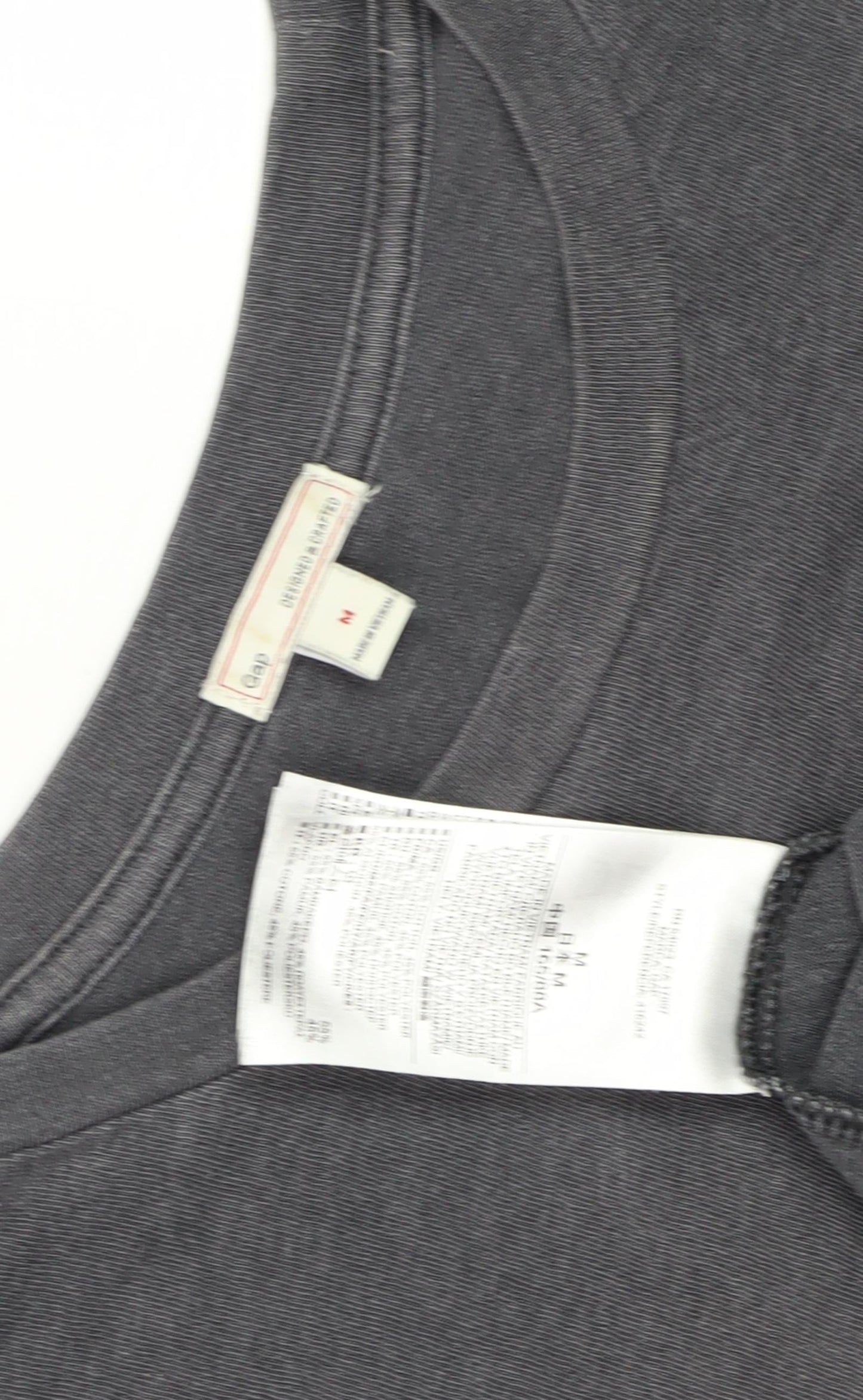 Womens UK Size M No Data Grey Basic T-Shirt