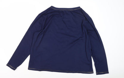 Unisex Adults UK Size XL Harry Potter Blue Basic T-Shirt