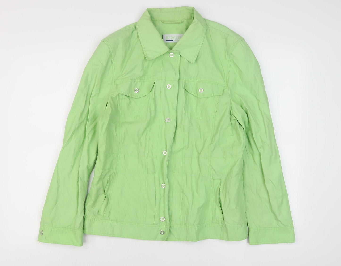 Basler Jeans Women’s Green Button-Up Shirt - Size 10