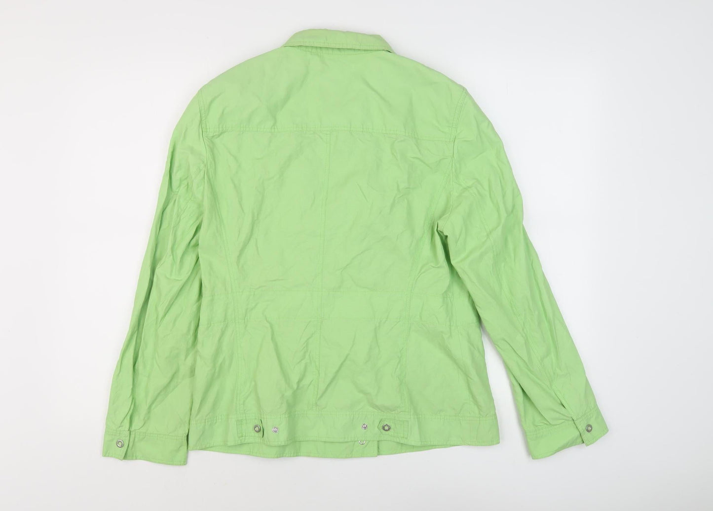 Basler Jeans Women’s Green Button-Up Shirt - Size 10