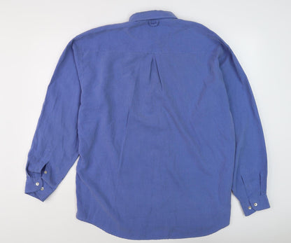 Ted Baker Men's Blue Check Long Sleeve Shirt