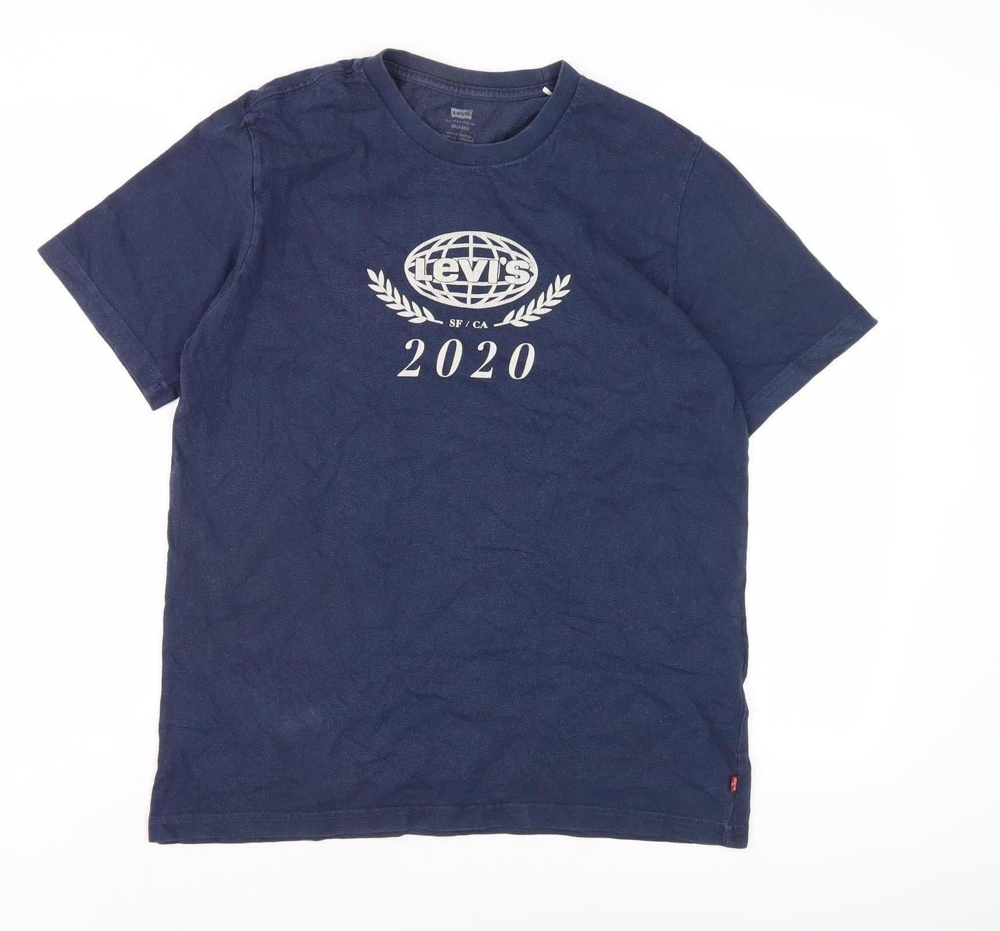 Levi's Men's Blue Relaxed Fit T-Shirt, Size L