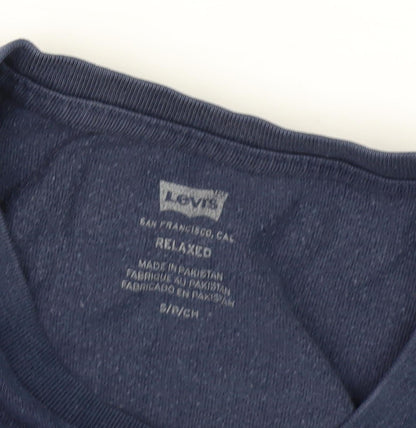 Levi's Men's Blue Relaxed Fit T-Shirt, Size L