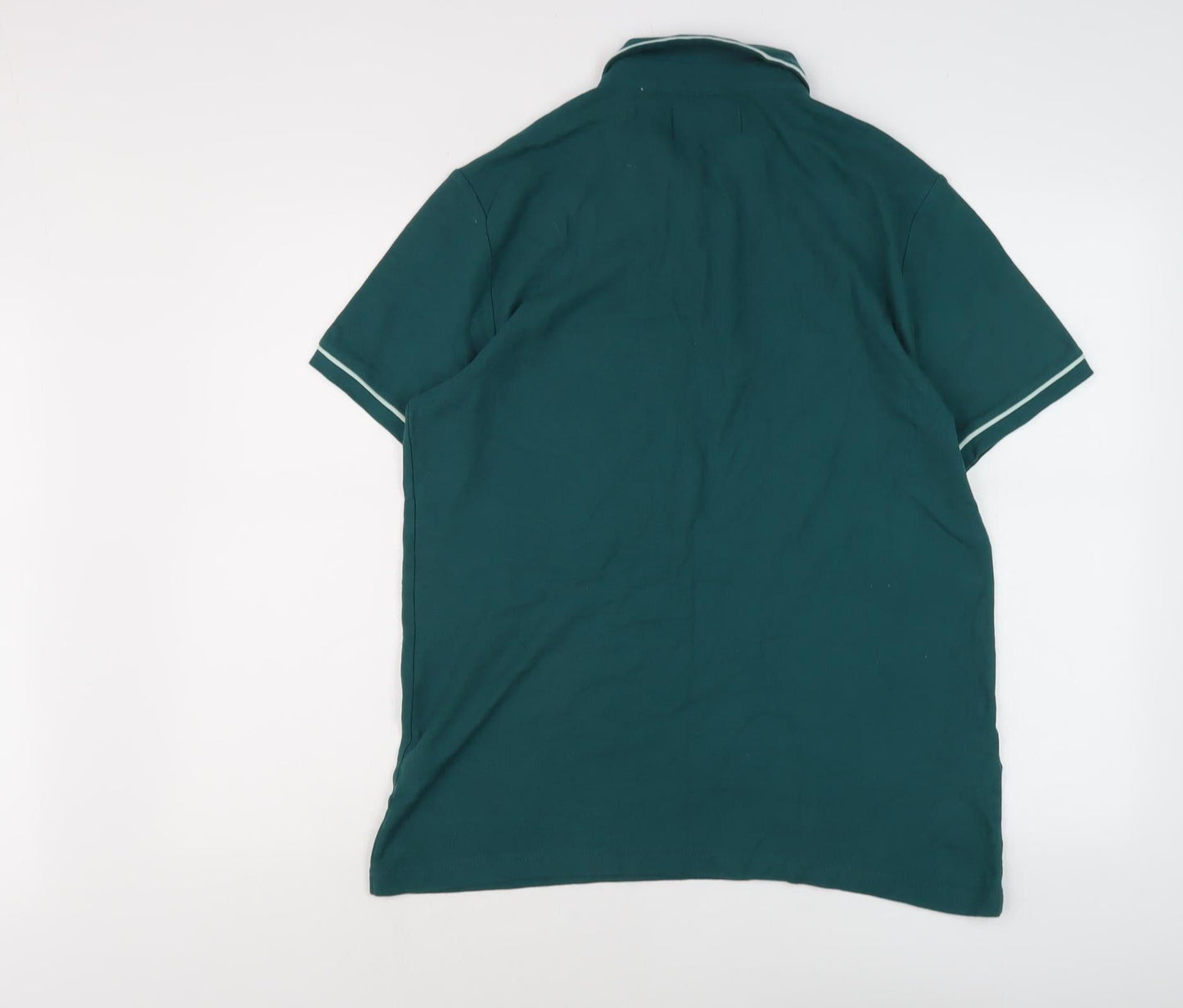 Penguin Men's Green Short Sleeve Polo, Size M