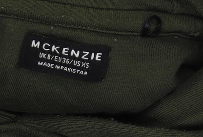 McKenzie Unisex Green Pullover Hoodie Size 8