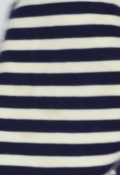 Sparrow Women's Black Striped Pullover Jumper M