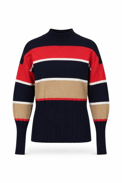 Marks and Spencer Women's Multicoloured Striped Pullover Jumper Size 12