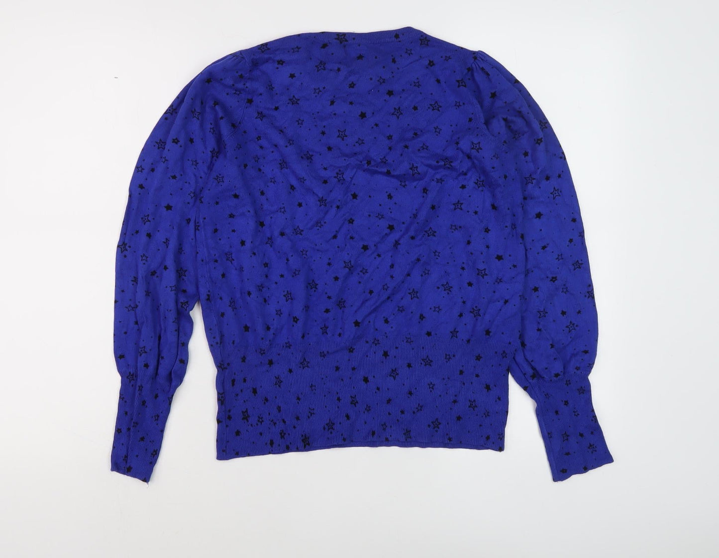 Womens UK Size M Marks and Spencer Blue Pullover Jumper