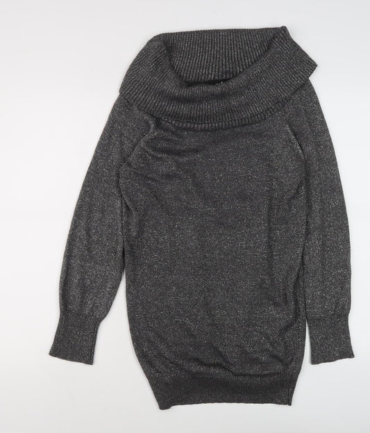 Womens UK Size M Wallis Grey Pullover Jumper