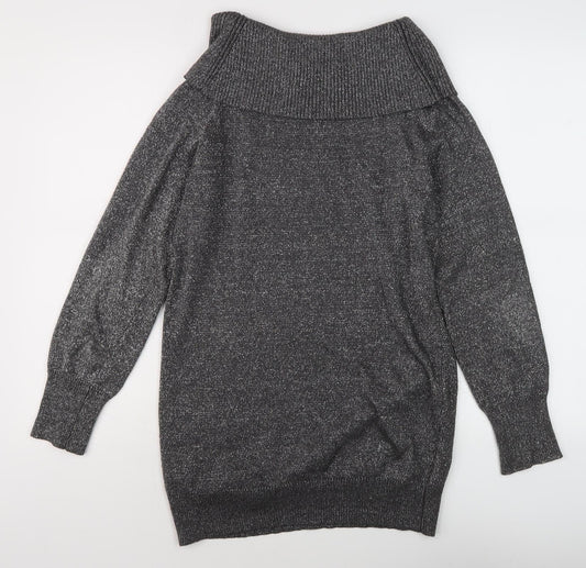 Womens UK Size M Wallis Grey Pullover Jumper