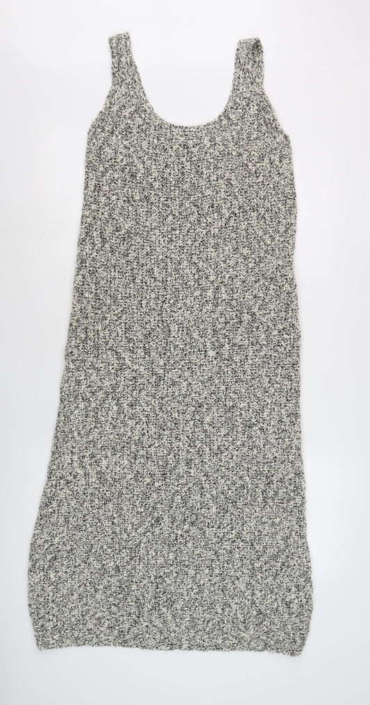 Zara Women’s Grey Knit Dress Size 12