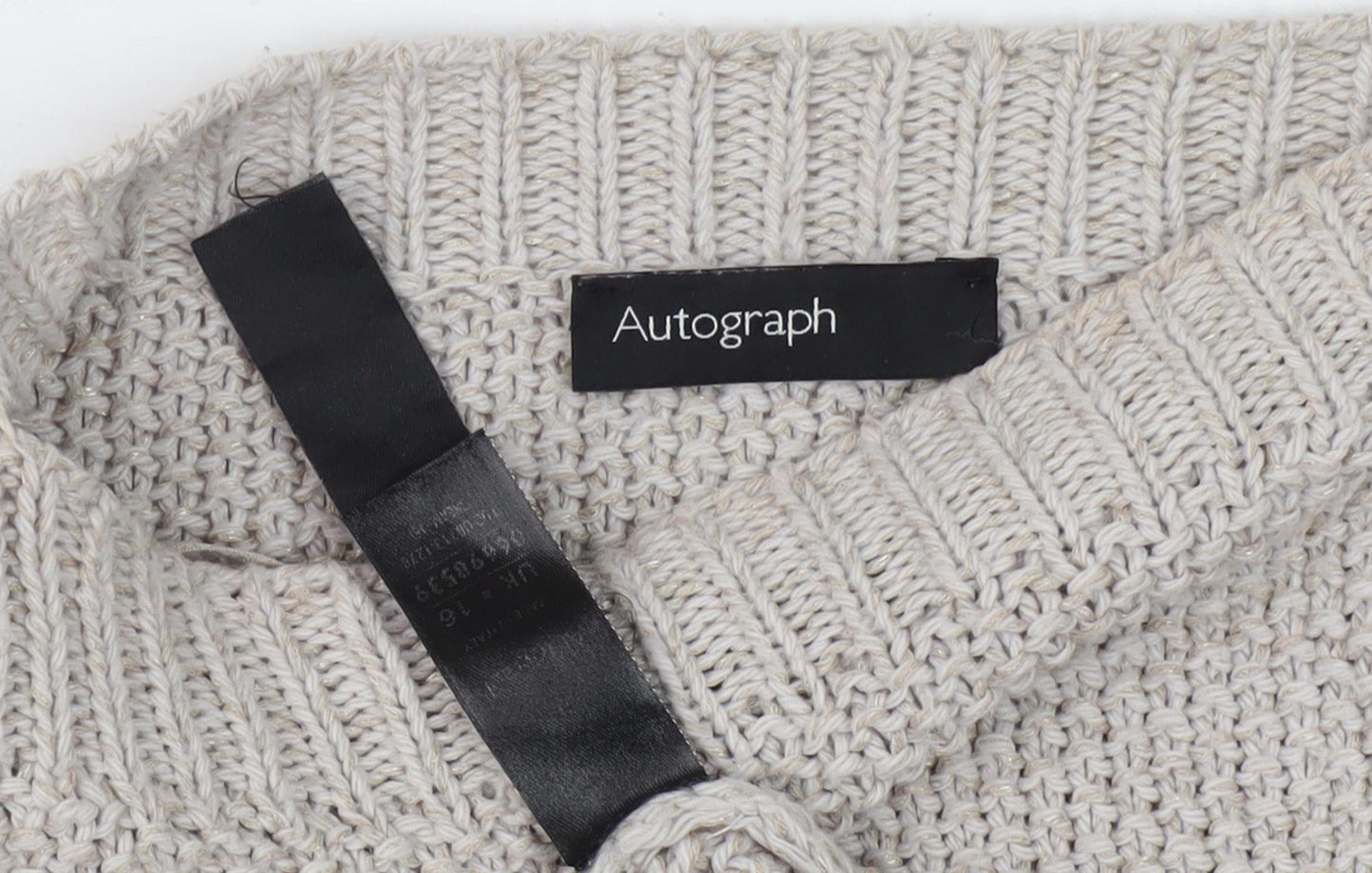 Marks and Spencer Women’s Beige Pullover Jumper Knit