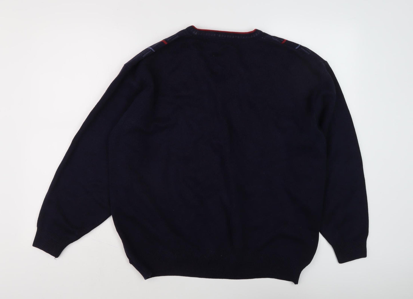 Peter Gribby Men's XL Blue Pullover Jumper