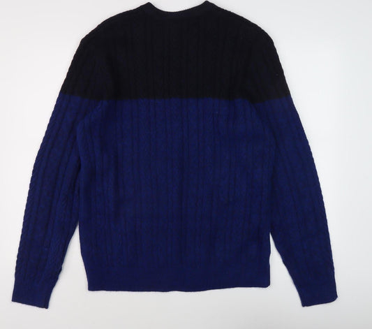 Marks and Spencer Men's XL Blue Pullover Jumper